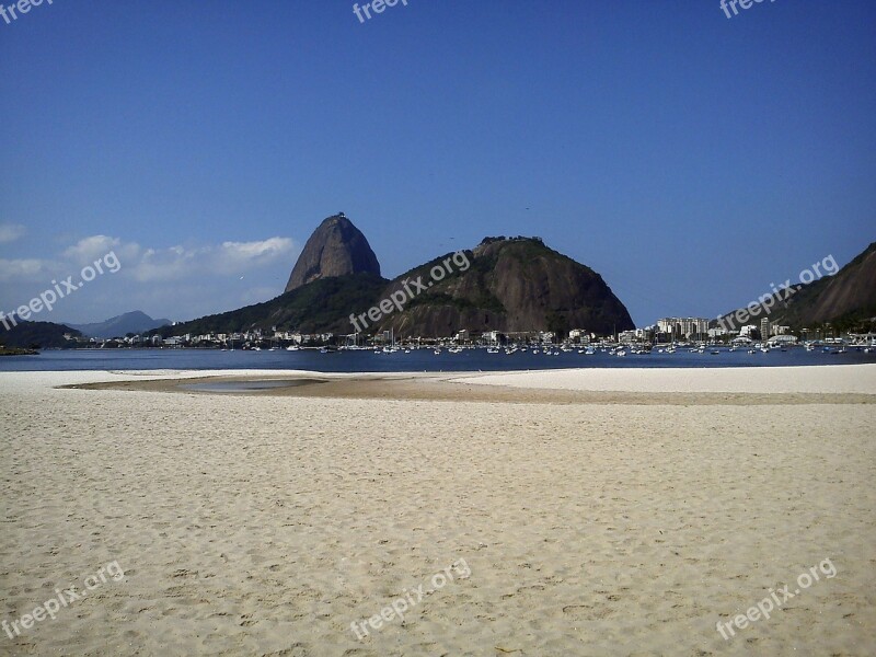 Sugar Loaf Pão De Açúcar Botafogo Beach Rio De Janeiro Brazil Beach