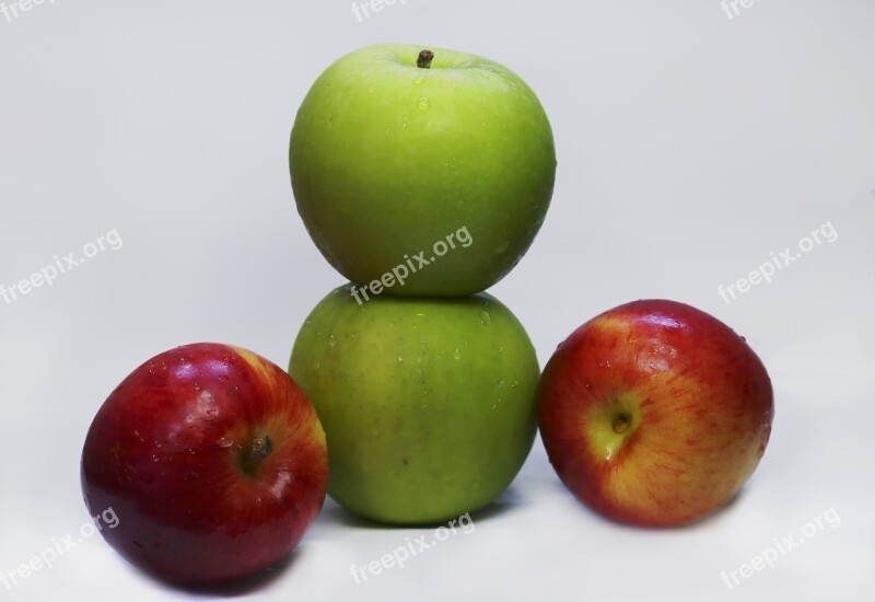 Apples Fruit Food Healthy Organic