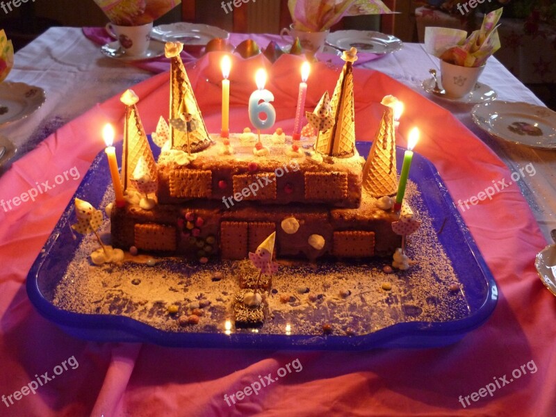 Children's Birthday Cake Celebration Party Candles