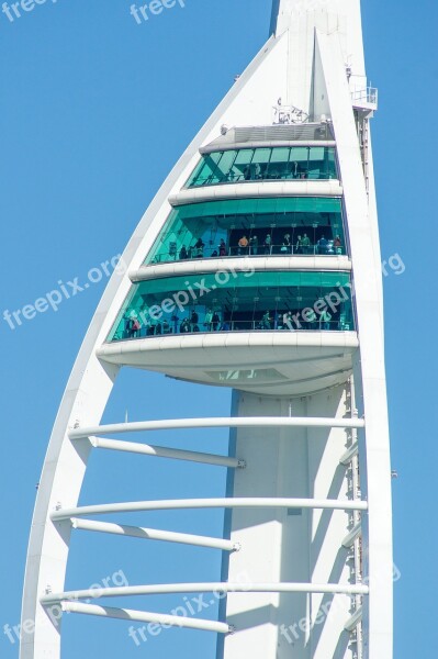 Portsmouth Tower Viewing Platform Harbor Sail