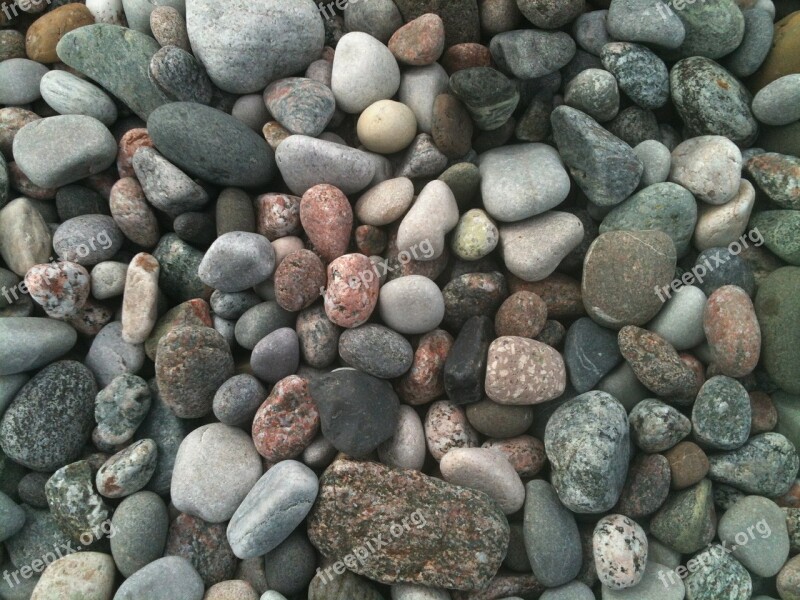 Pebbles Beach Stones Nature Scotland