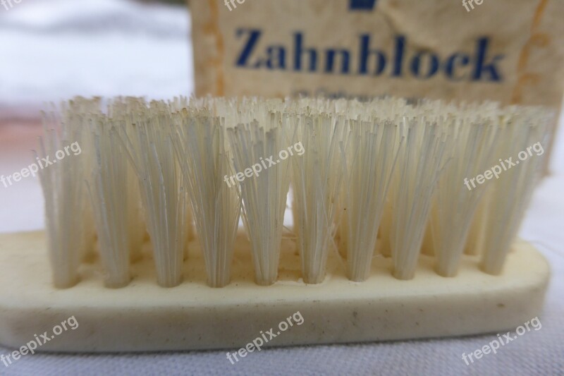 Toothbrush Antique Brush Bristles Clean