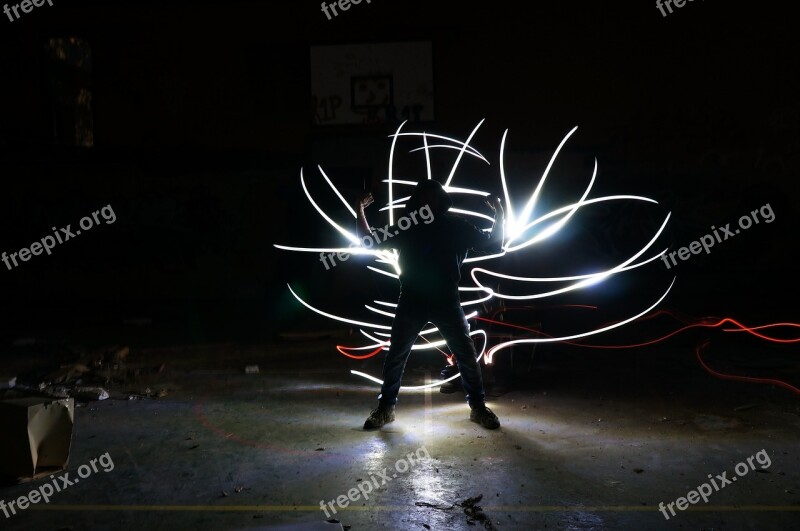 Ghost Abandoned Lightpainting Light Shadow