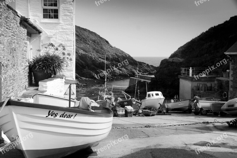 Harbour Village Sea Boat Coast