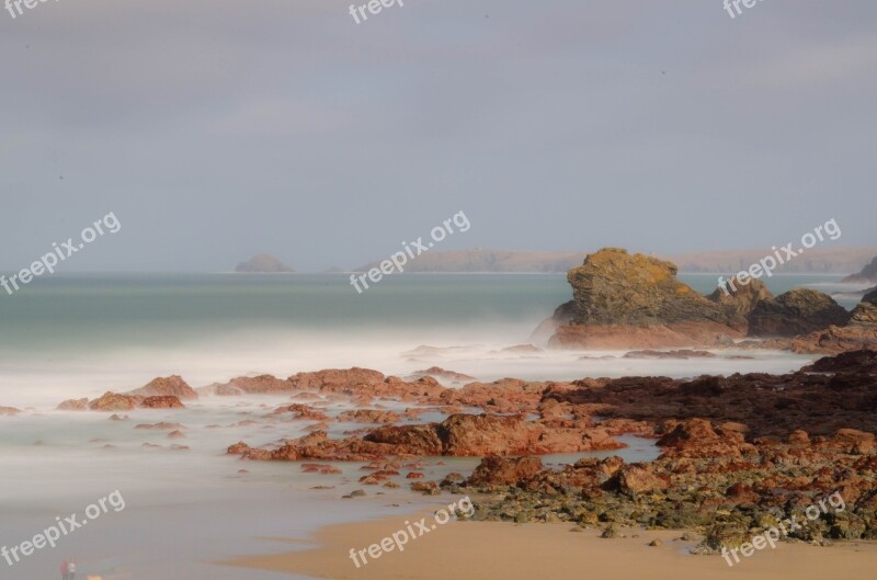 Seascape Sea Sand Beaches Waves