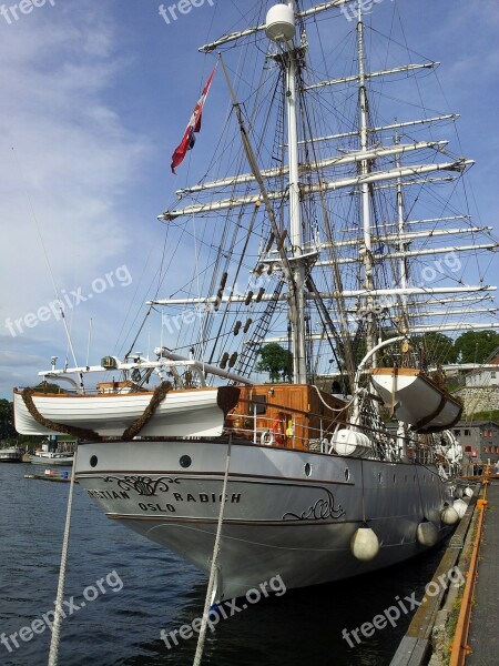 Schooners Oslo Norway Free Photos