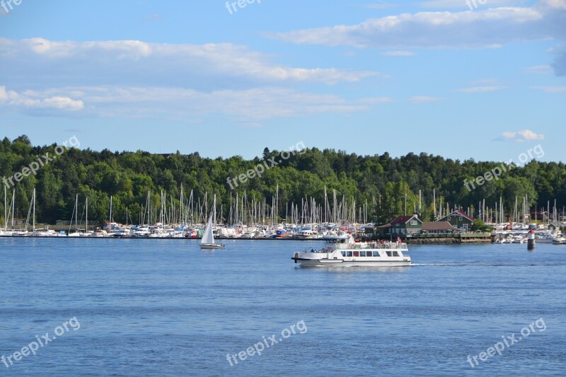 Oslo Norway Port The Oslo Fjord Free Photos