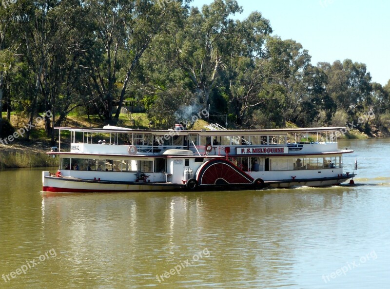 Paddle Steamer Paddle Boat Riverboat Paddle Steamer