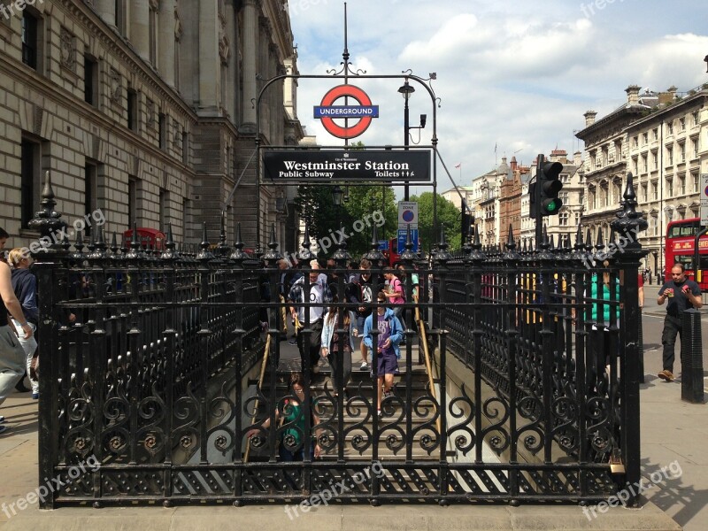 Underground London Uk England Subway