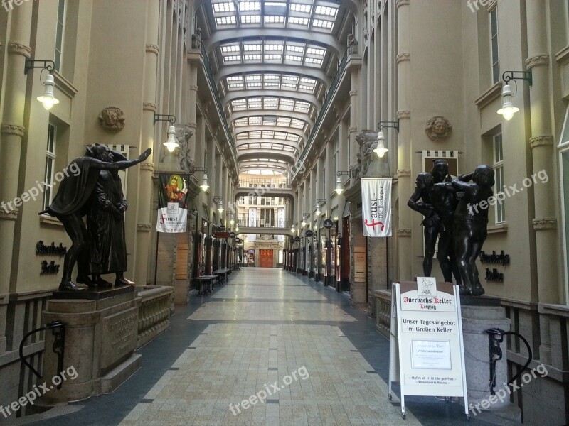 Leipzig Passage Auerbach's Cellar Interior Architecture