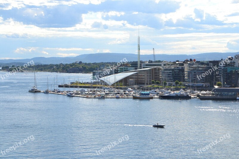 Oslo Norway Port The Oslo Fjord Free Photos