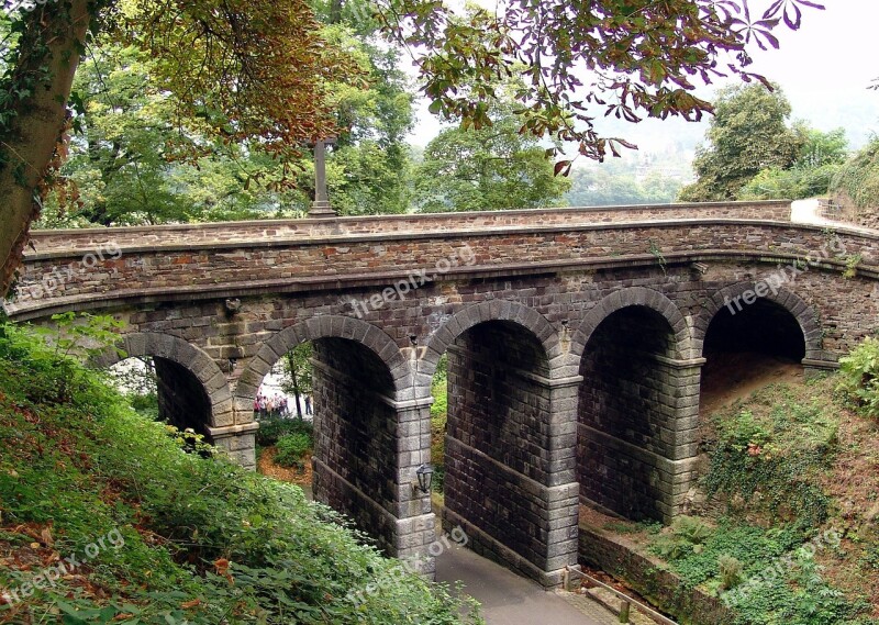 Burg Stolzenfels Viaduct Bridge Historically Building