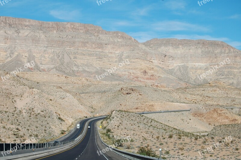 Utah Highway Road Usa Scenic