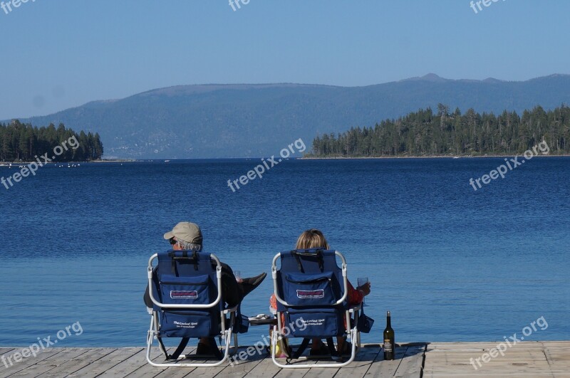 Rest Relaxation Lake Water Idyll