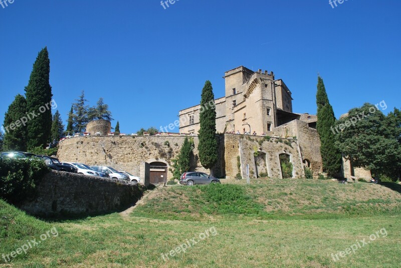 Lourmarin Castle Provence Free Photos