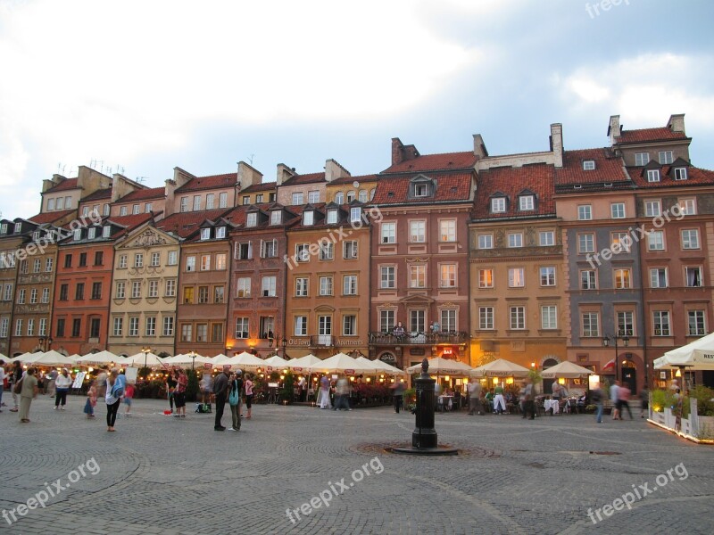 Poland Warsaw Rynek City Free Photos