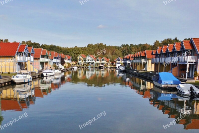 Harbor Village Rheinsberg Settlement Docks Terraced Houses