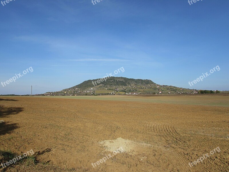 Volcano Mountain Landscape Somló Hungary