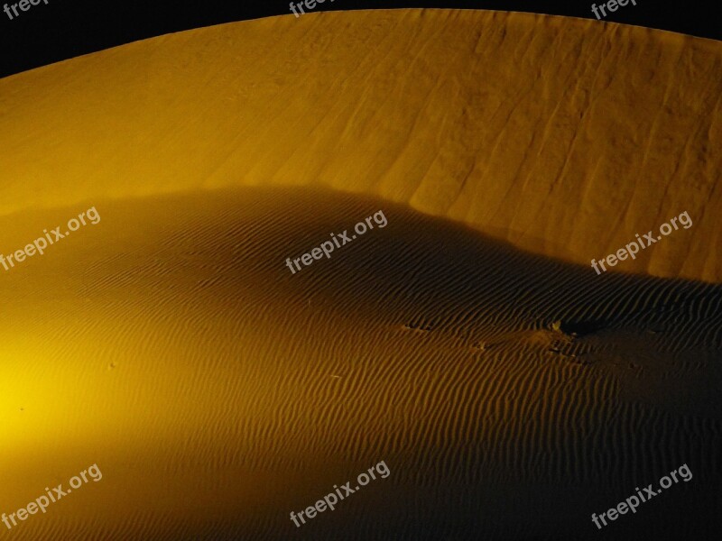 Desert Sand Emirates Abu Dhabi Free Photos