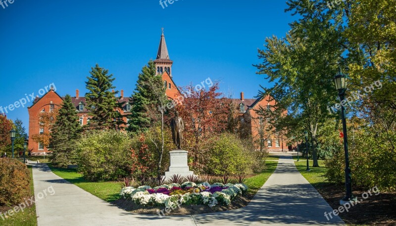 University Of Vermont Burlington Vermont Architecture Statue