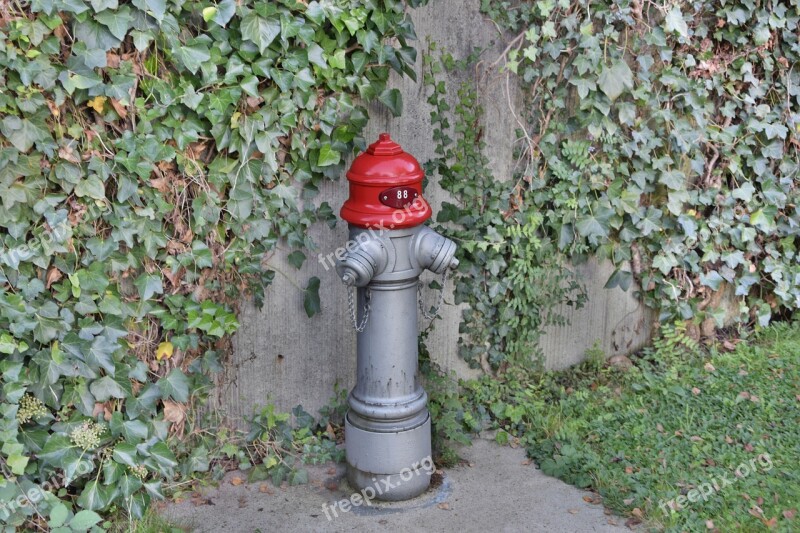 Hydrant Red Metal Water Fire