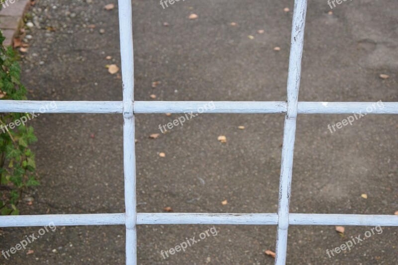 Grid Barrier Metal Secure Imprisoned