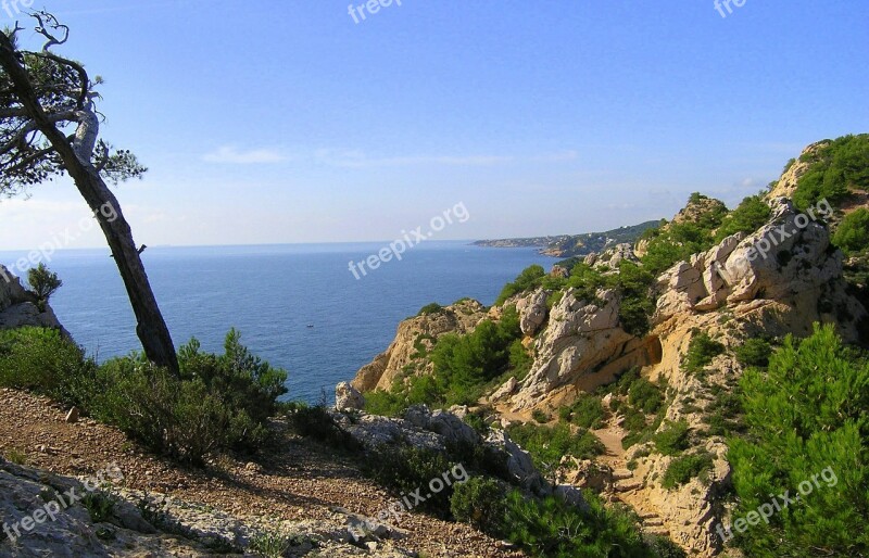 Marseille Landscape Sea Beach Nature