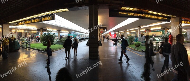 Train Station Train Station Transportation Railroad