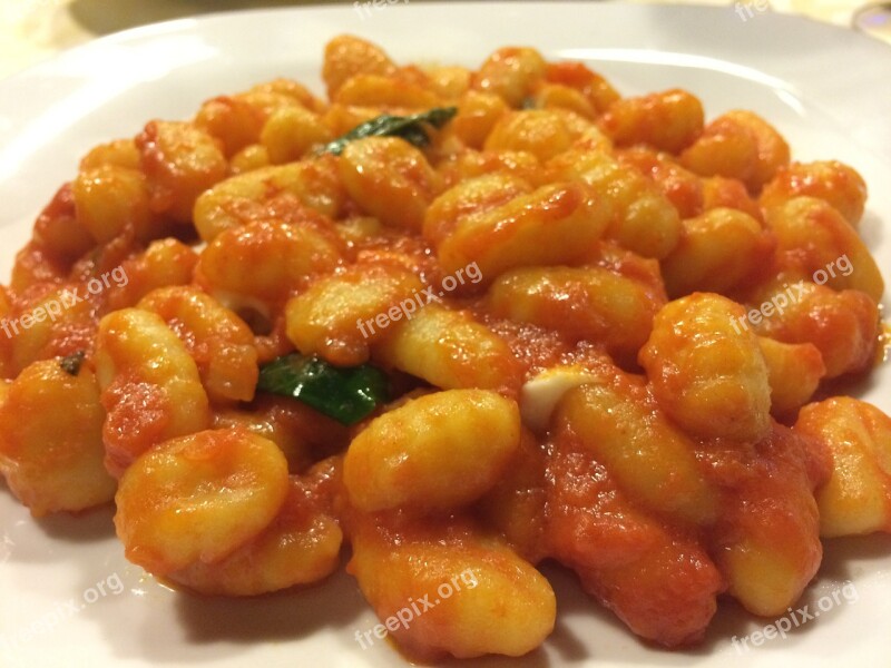 Gnocchi Pasta Italian Dinner Meal