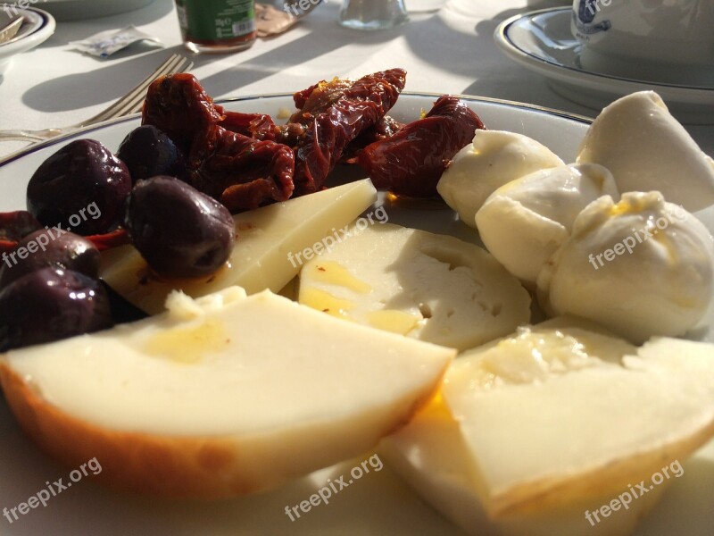 Cheese Italy Sun Dried Tomatoes Dairy Food