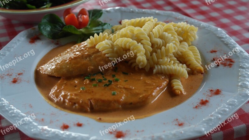 Rahmschnitzel Schnitzel Eat Food Meat