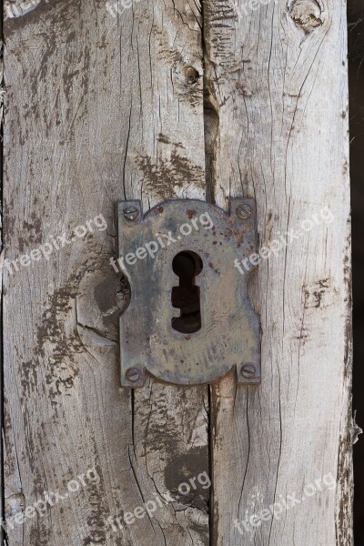 Lock Wood Door Wooden Entrance