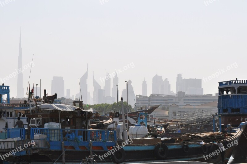 Dubai Cityscape Skyline Emirates Arab