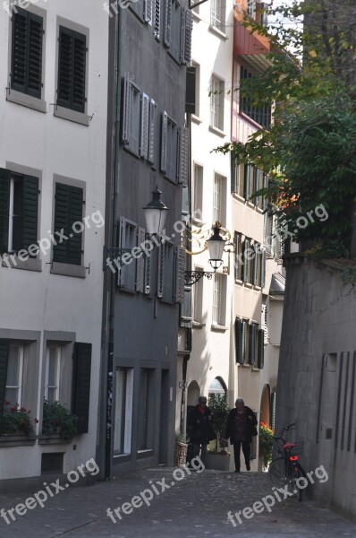 Zurich Alley Switzerland Old Street