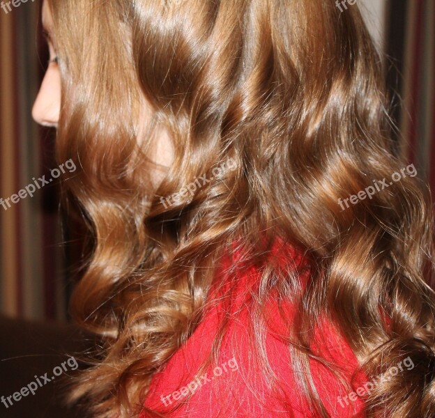 Hair Curls Blonde Long Hairstyle