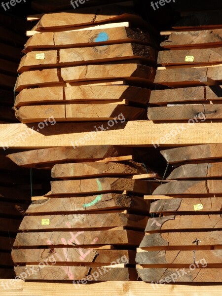 Lumber Wood Panels Sawmill Sägeprodukt Construction Material