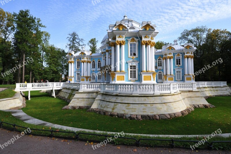 The Palace Ensemble Tsarskoe Selo The Grotto Building Free Photos