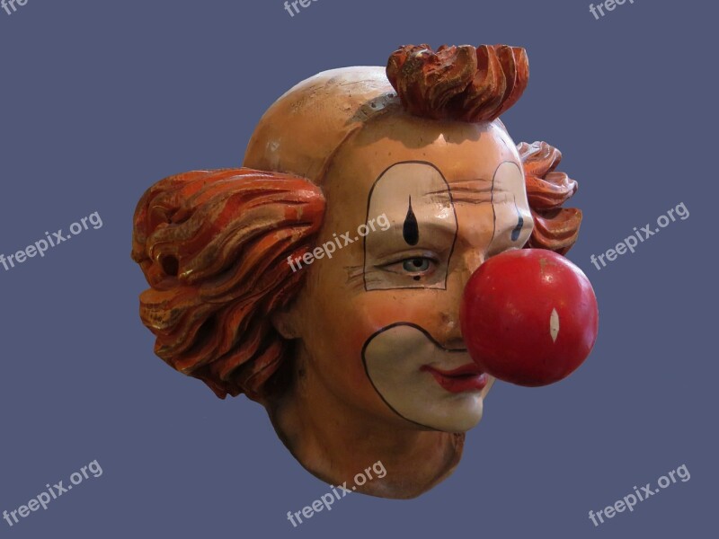 Clown Face Mask Head Free Photos