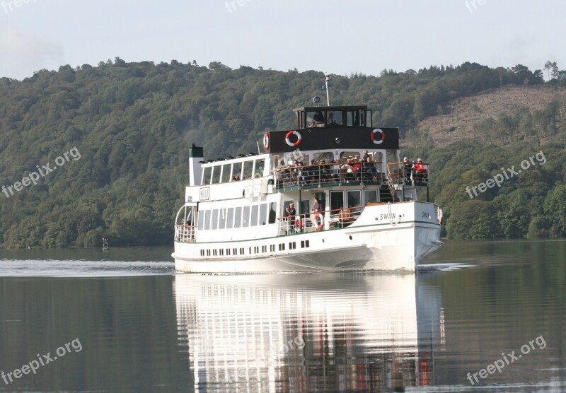 Boat Windermere Lake District National Park