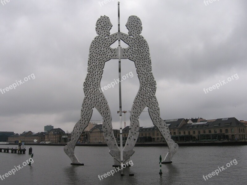 Molecule Man Berlin Spree Free Photos