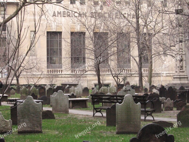 Cemetery New York American Stock Exchange Wall Street Free Photos