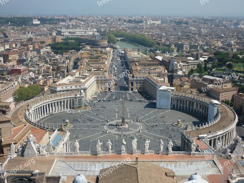 Colonnade San Pietro Vatican Free Photos