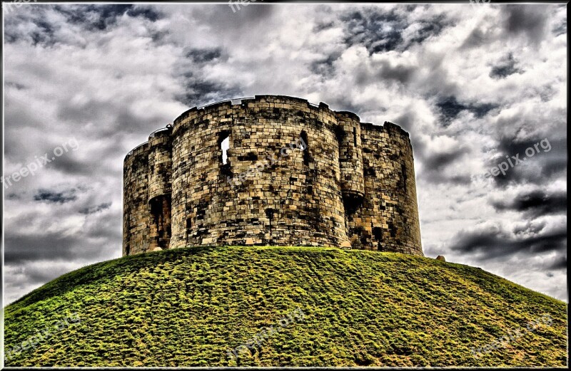 Cliffords Tower York England Historic