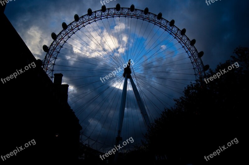 London Eye London Capital Great Britain Noria