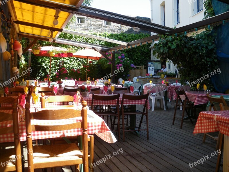 Restaurant Dining France Table Outdoor