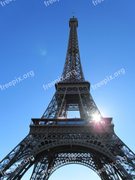 Eiffel Tower Paris Travel France Free Photos