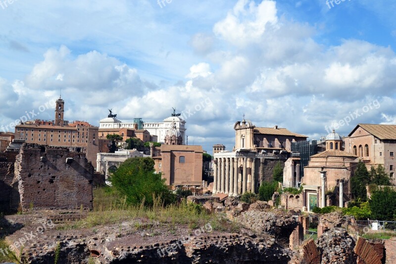 Rome Italy Square Old Free Photos