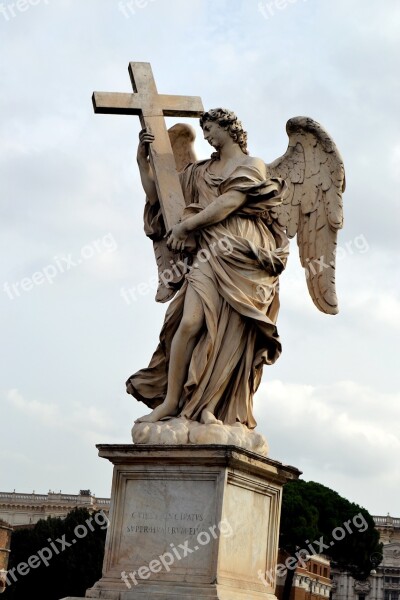 Angel Italy Cross Free Photos