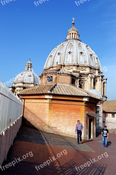 The Dome The Vatican Chapel Italy Free Photos