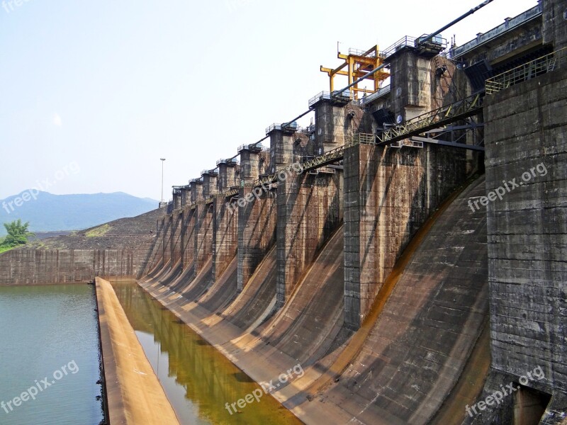 Dam Hydel Kadra Kali River Karnataka